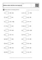 Addition within 100 [Fill-in-the-blank] (2)