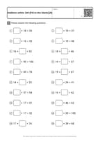 Addition within 100 [Fill-in-the-blank] (9)