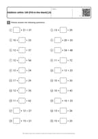 Addition within 100 [Fill-in-the-blank] (4)