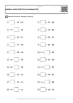 Addition within 100 [Fill-in-the-blank] (6)