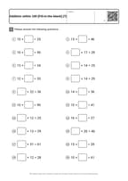 Addition within 100 [Fill-in-the-blank] (7)