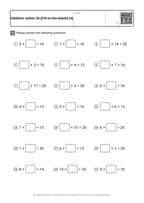 Addition within 20 [Fill-in-the-blank] (4)