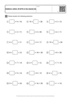 Addition within 20 [Fill-in-the-blank] (5)