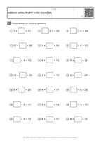 Addition within 20 [Fill-in-the-blank] (6)