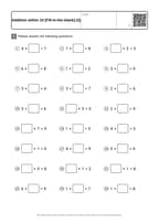 Addition within 10 [Fill-in-the-blank] (2)