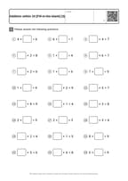 Addition within 10 [Fill-in-the-blank] (3)