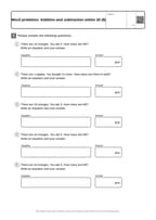 Word problems: Addition and subtraction within 20 (8)
