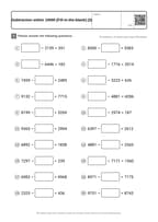 Subtraction within 10000 [Fill-in-the-blank] (3)