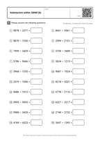 Subtraction within 10000 (6)