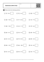 Subtraction within 20 (2)