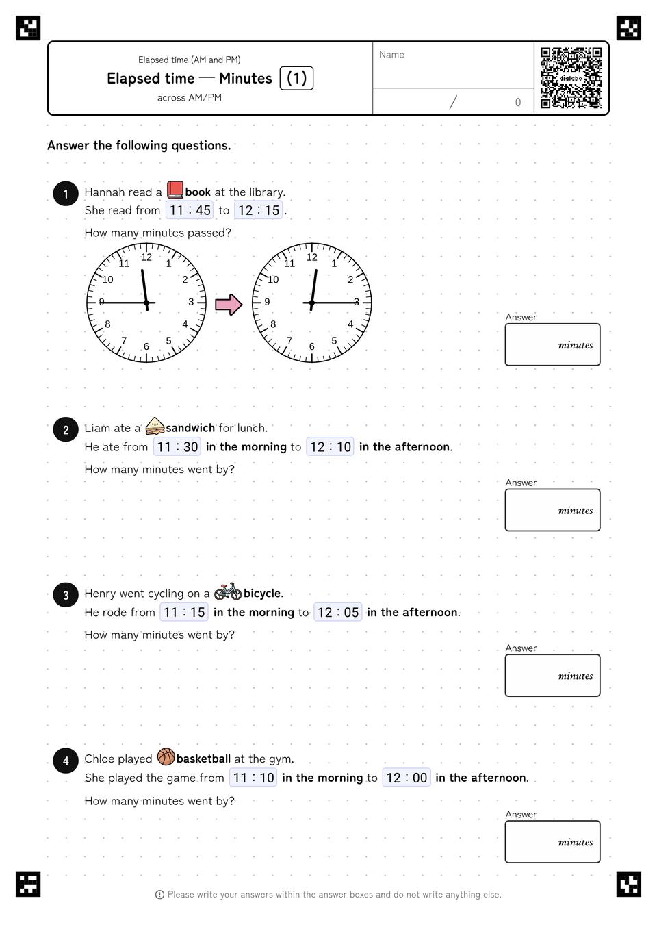 How Many Minutes Passed?