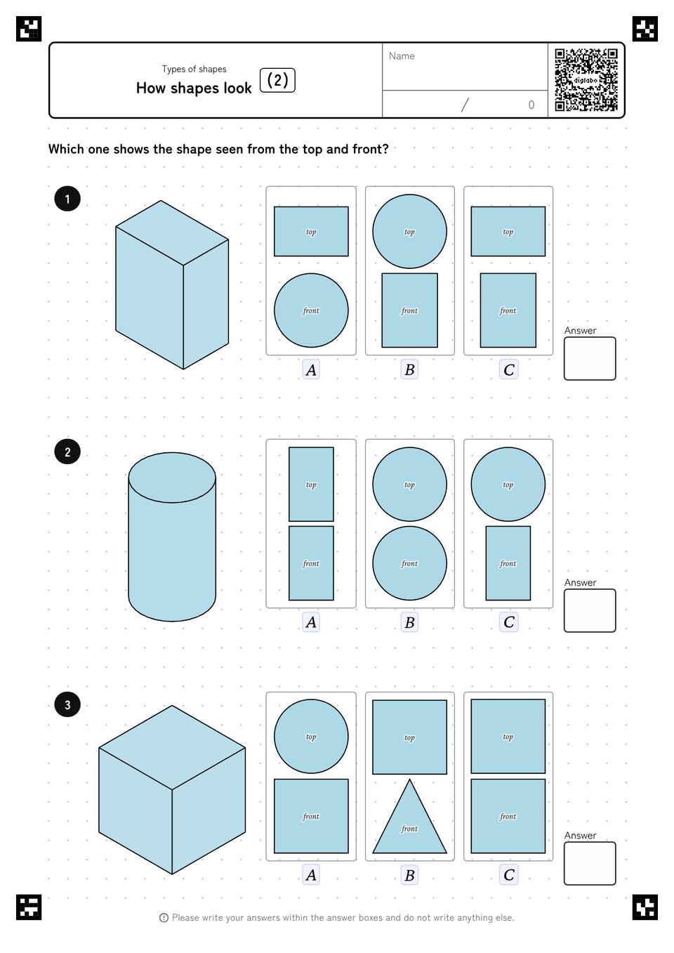 How Shapes Look