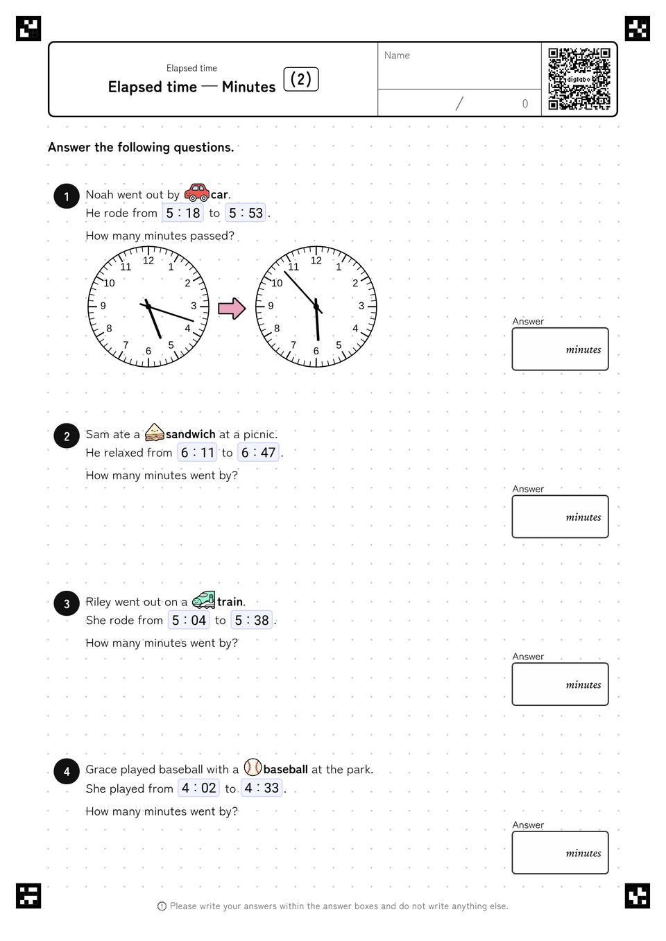 How Many Minutes Passed?