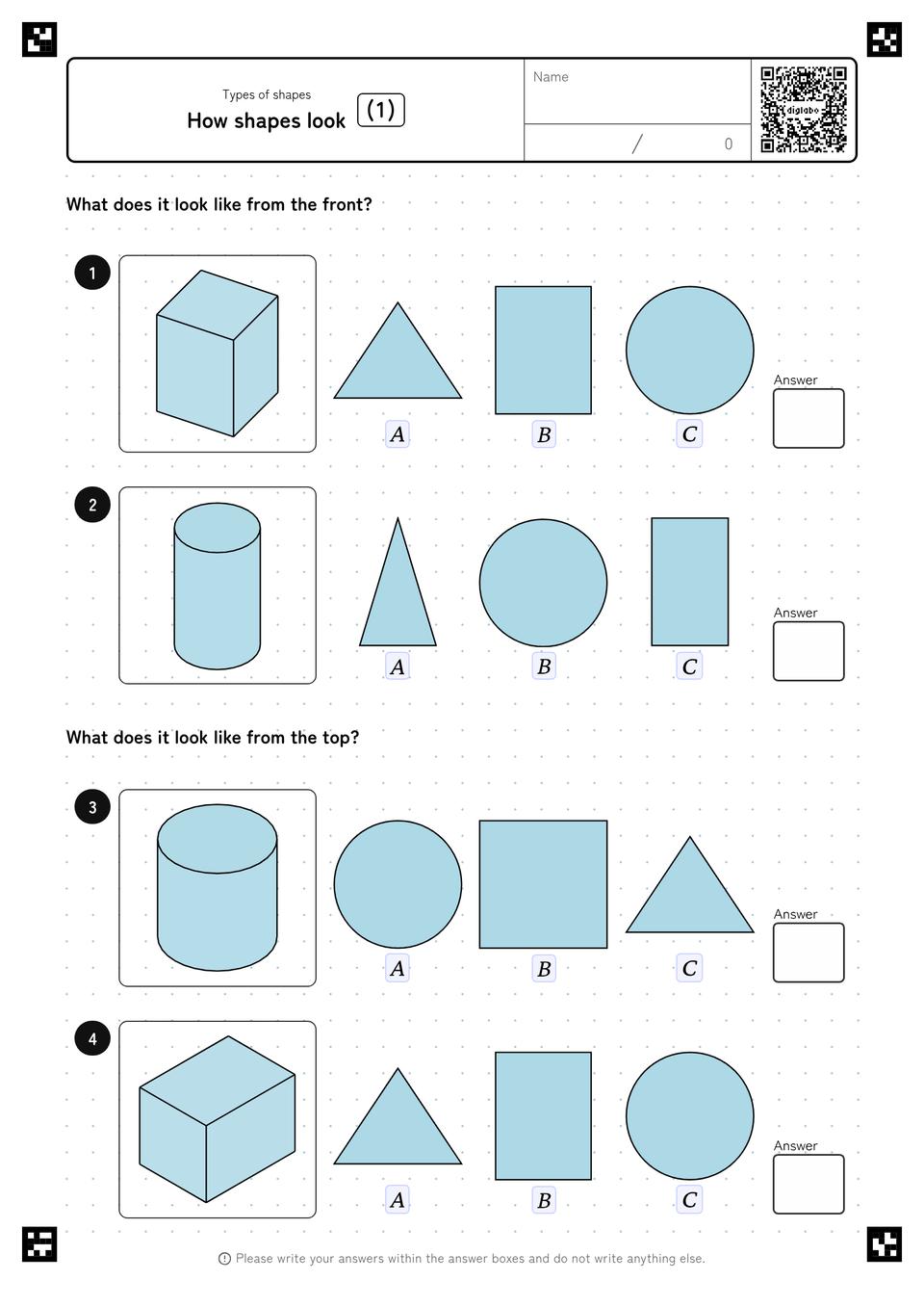 How Shapes Look