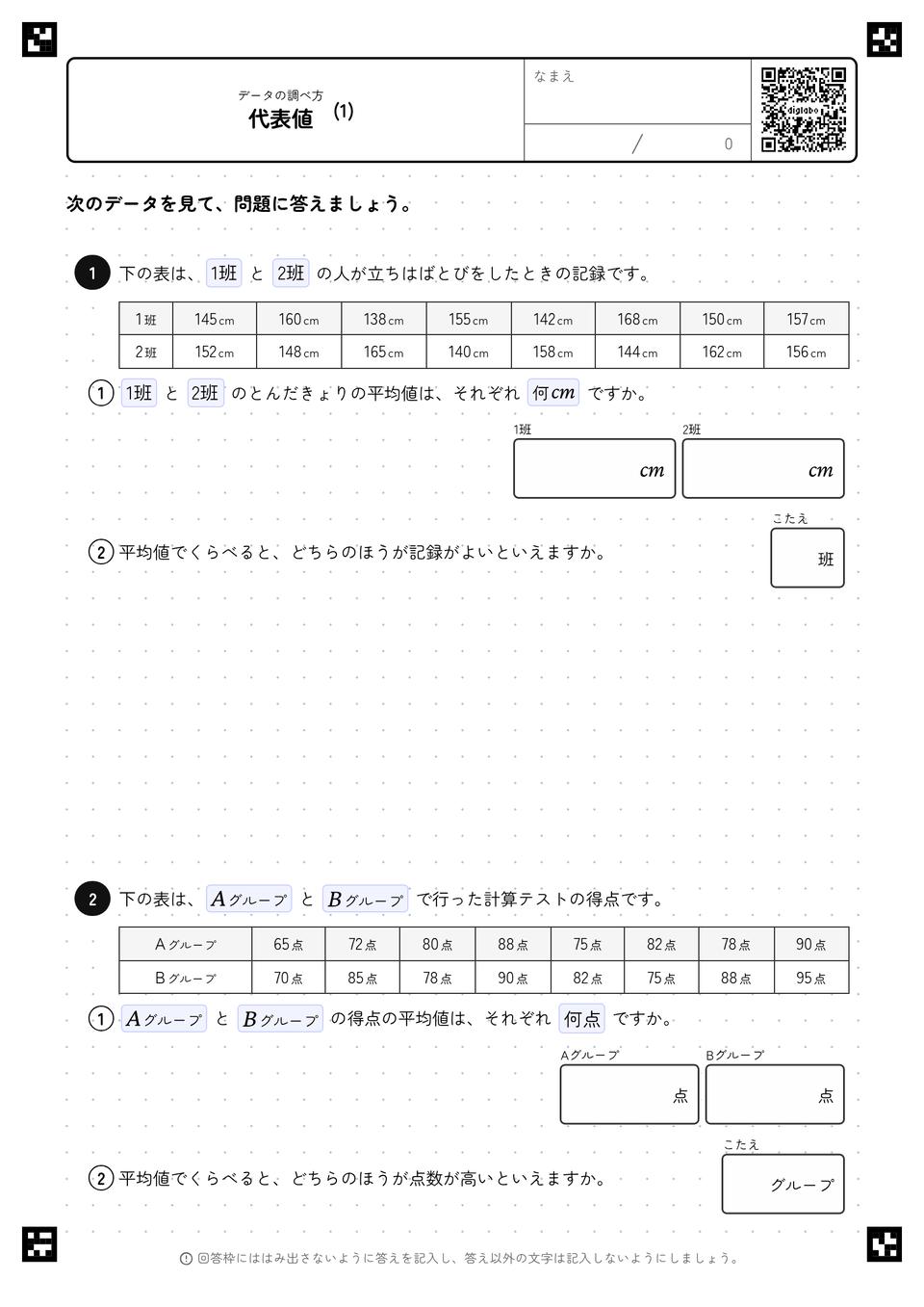 代表値