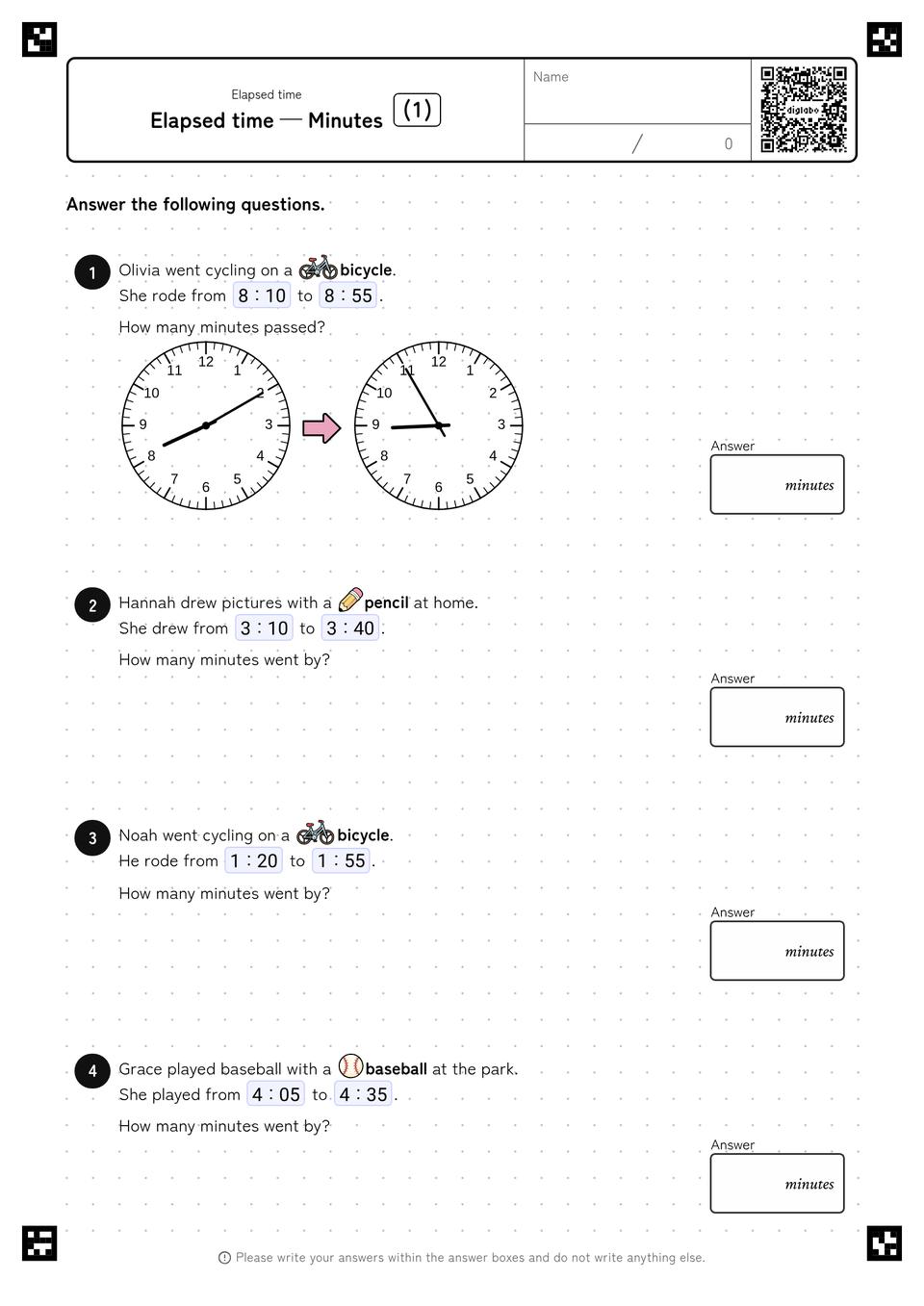 How Many Minutes Passed?