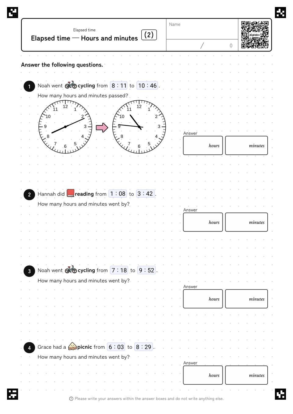 How Many Hours and Minutes?