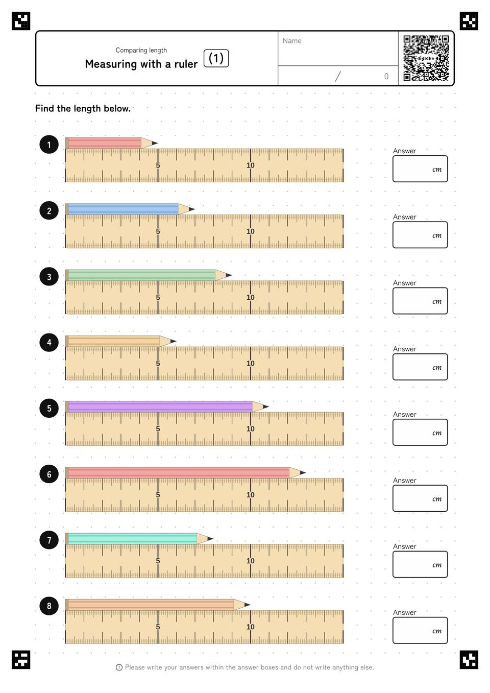 Measuring with a Ruler