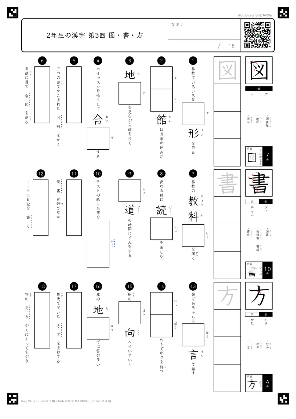 第3回「図・書・方」の紙面