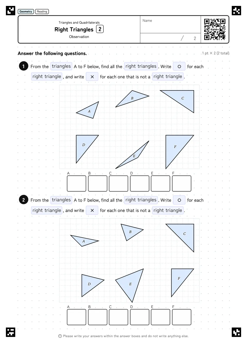 Right Triangles 2