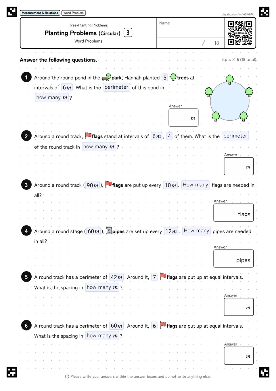 Planting Problems (Circular) 3
