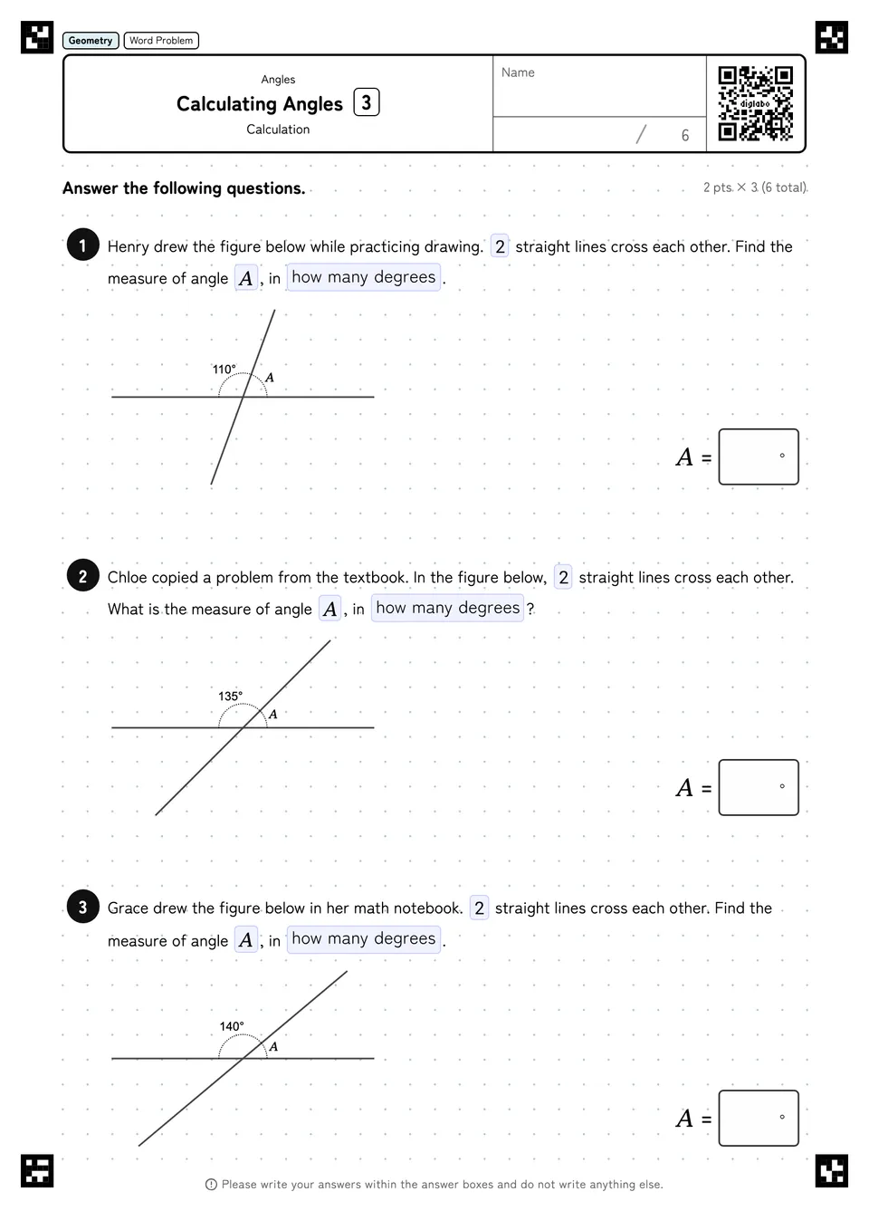 Calculating Angles 3