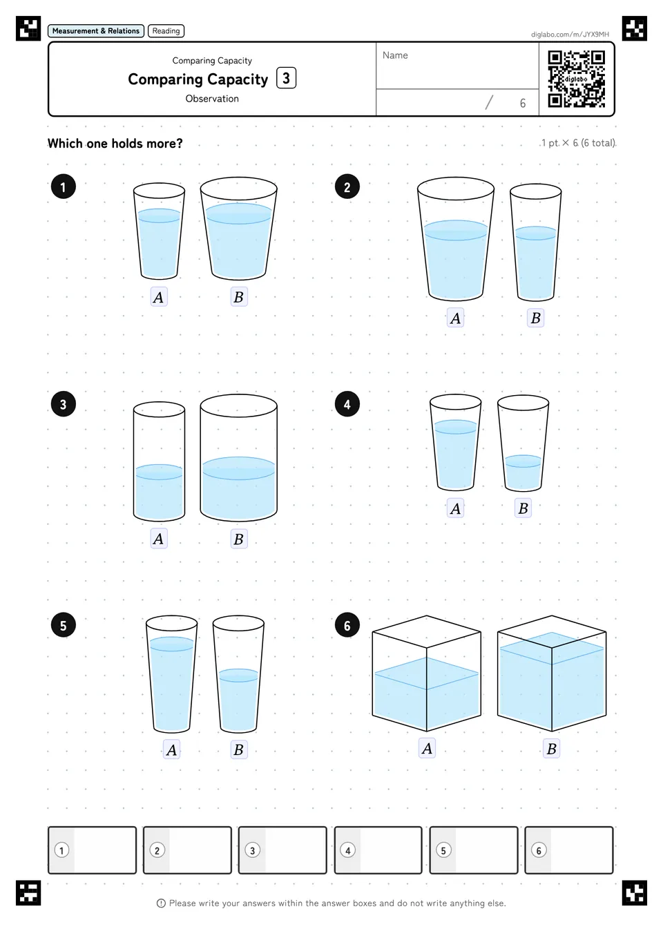 Comparing Capacity 3