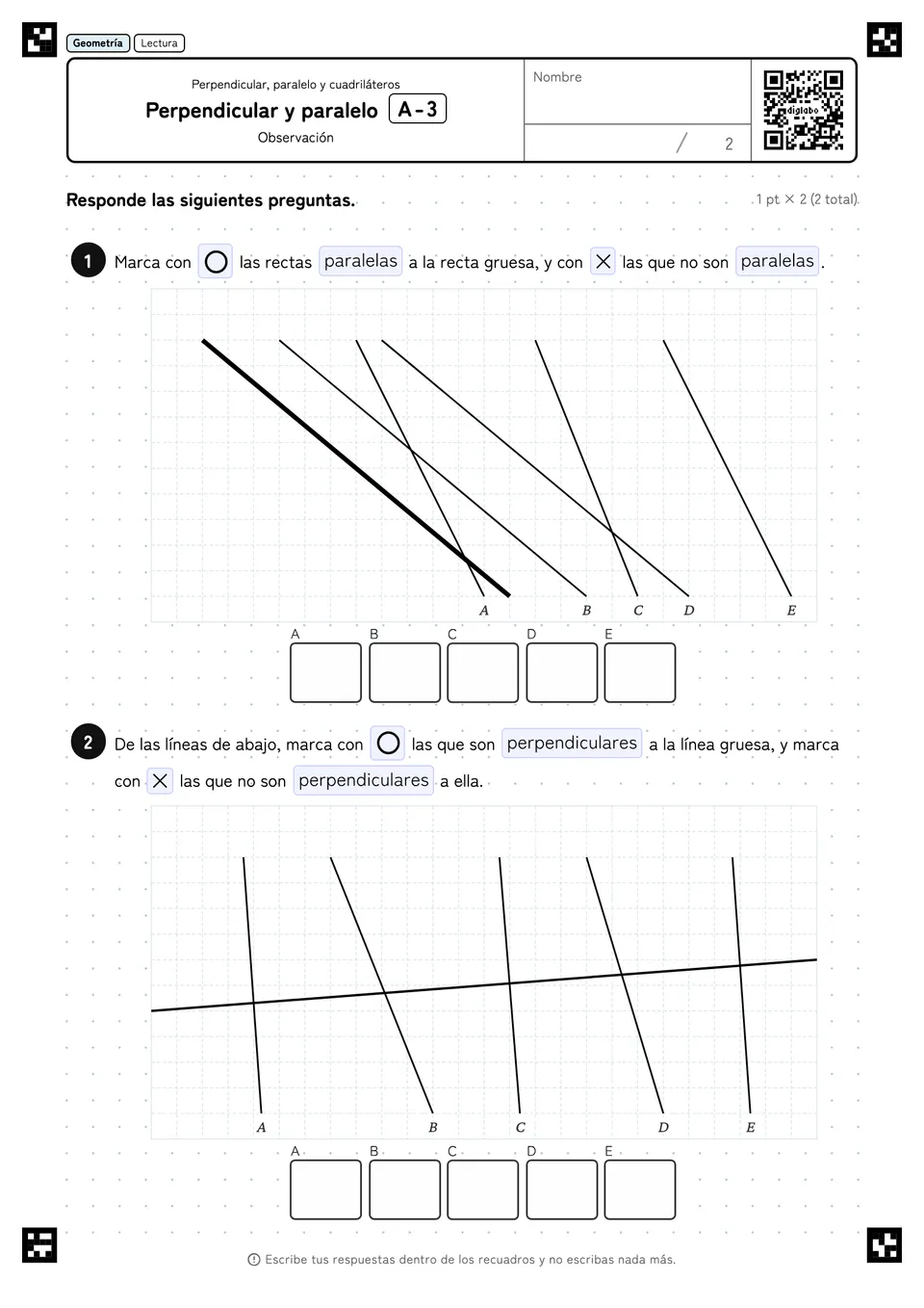 Perpendicular y paralelo A-3