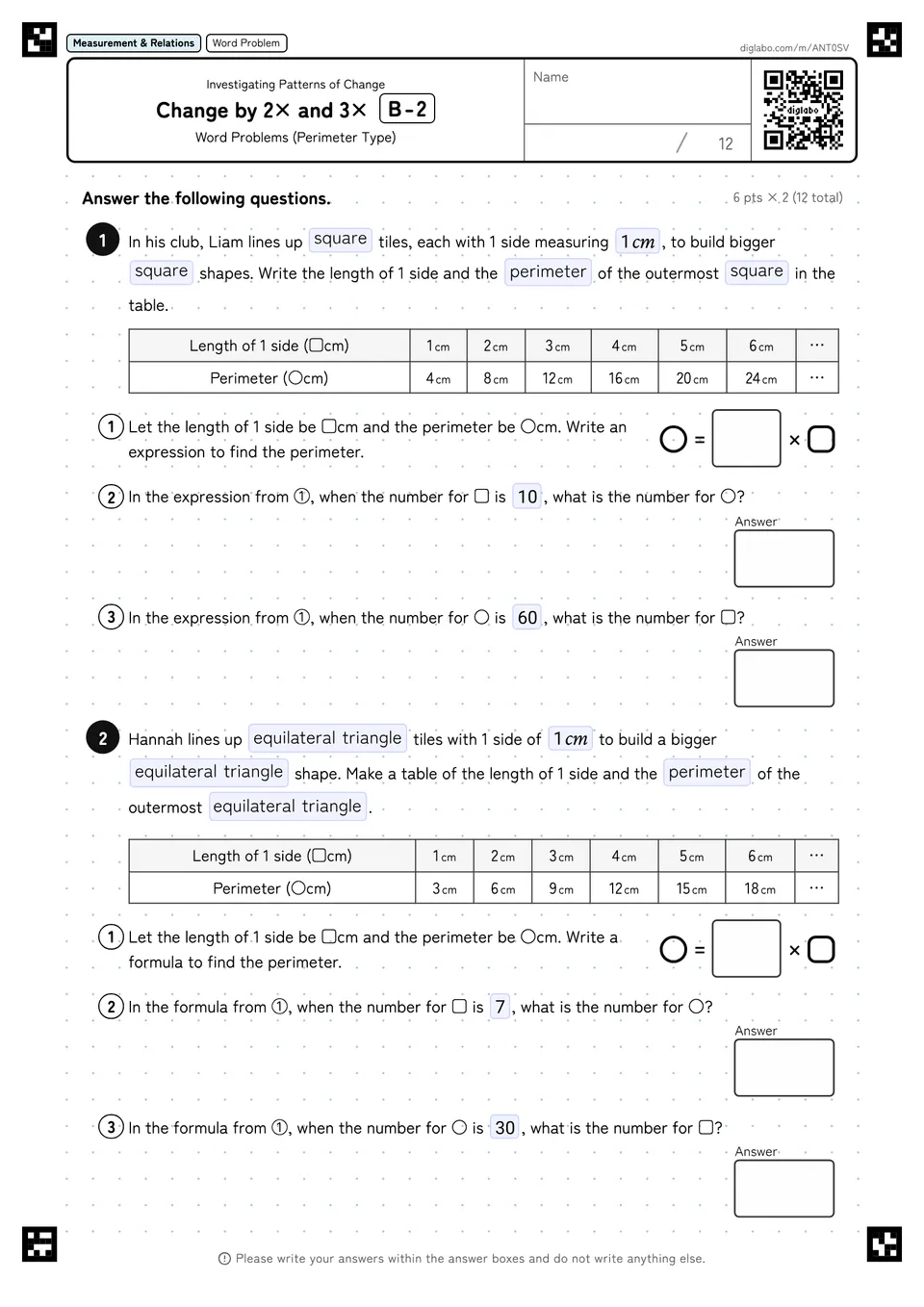 Change by 2× and 3× B-2