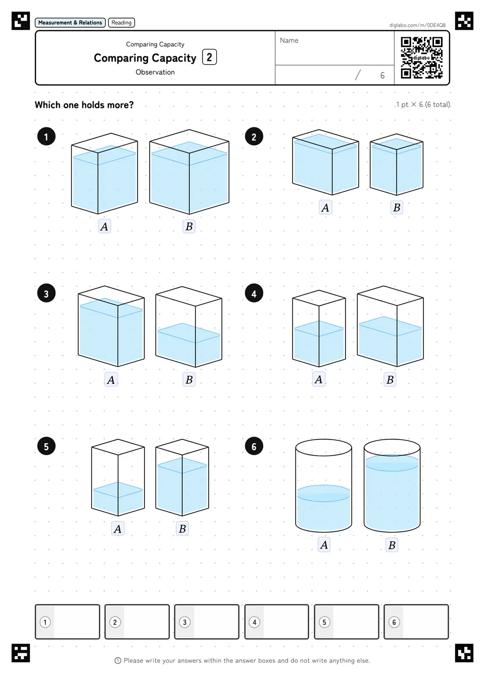 Comparing Capacity 2