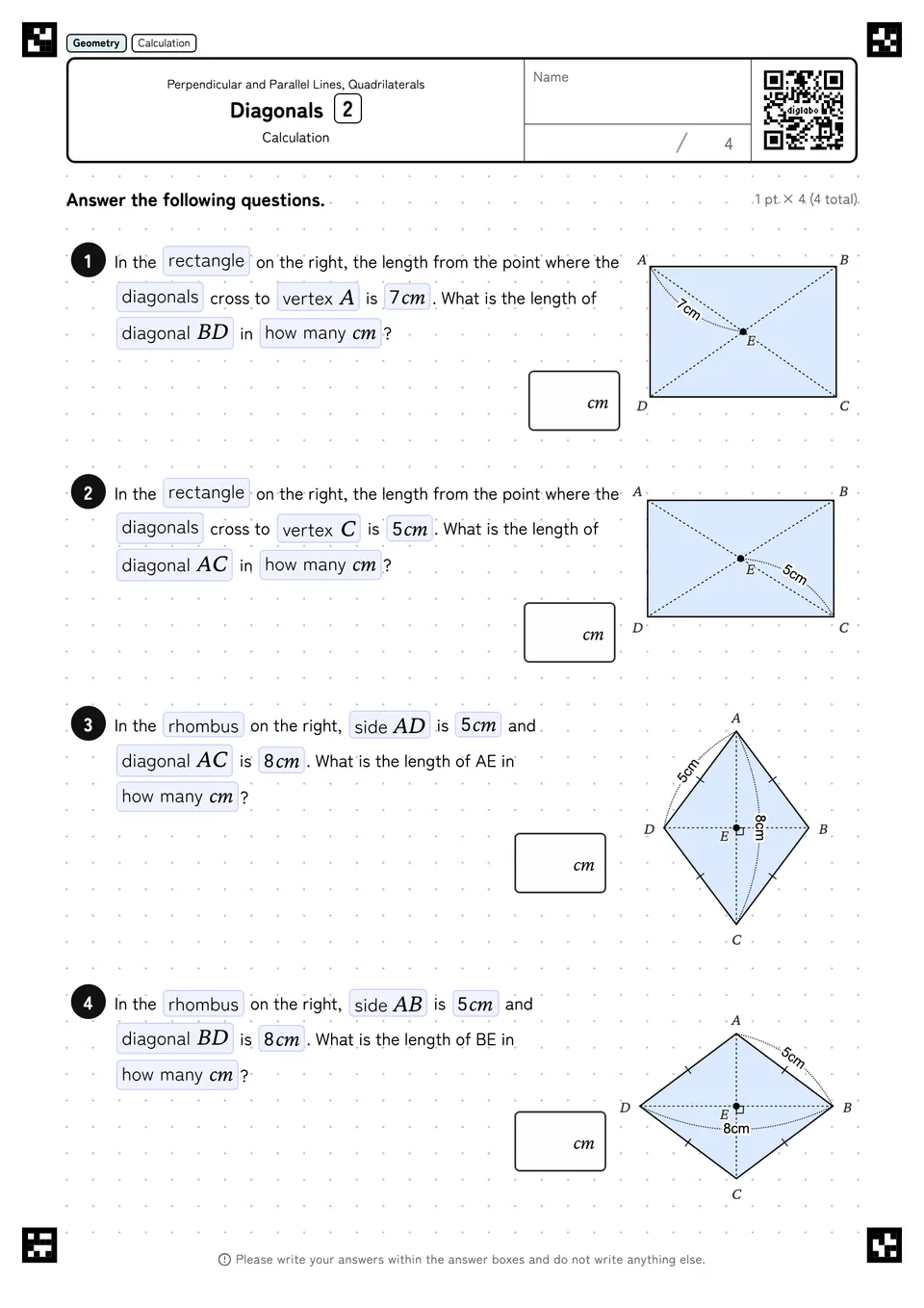 Diagonals 2