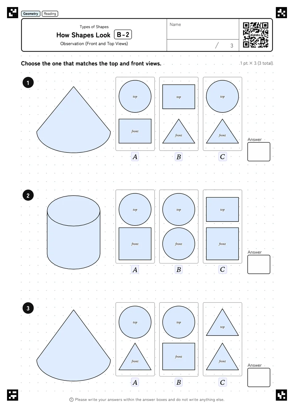 How Shapes Look B-2