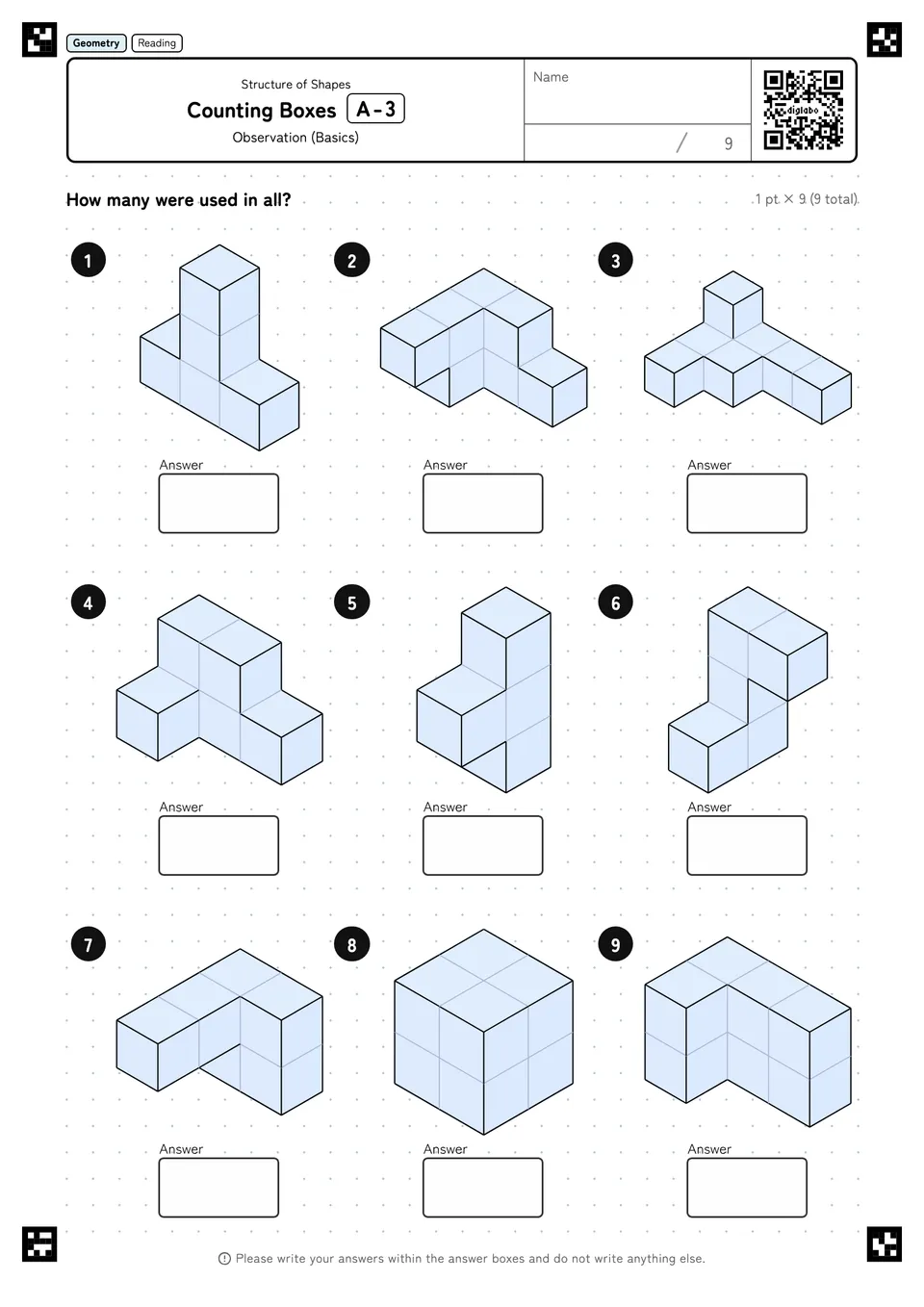 Counting Boxes A-3