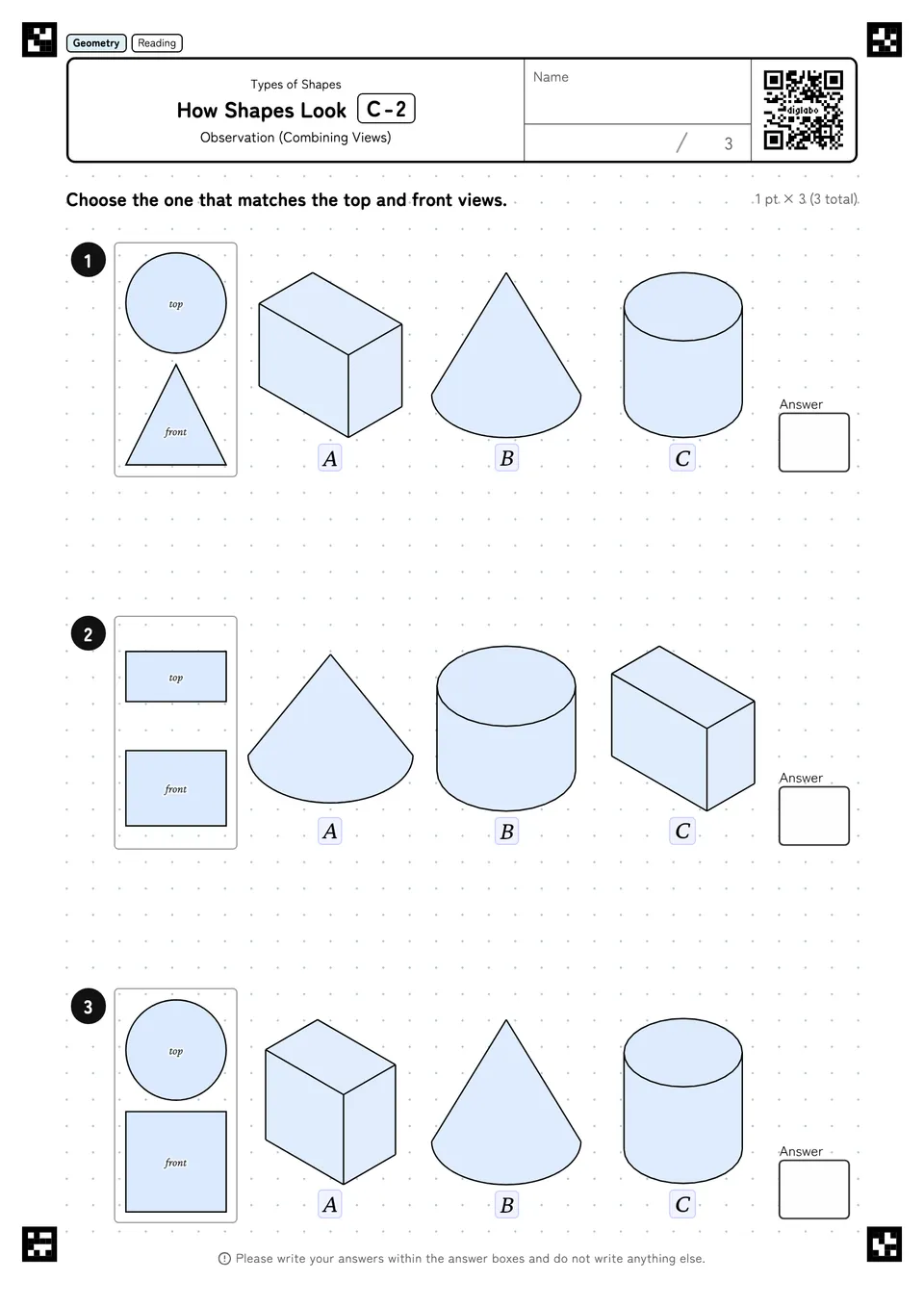 How Shapes Look C-2