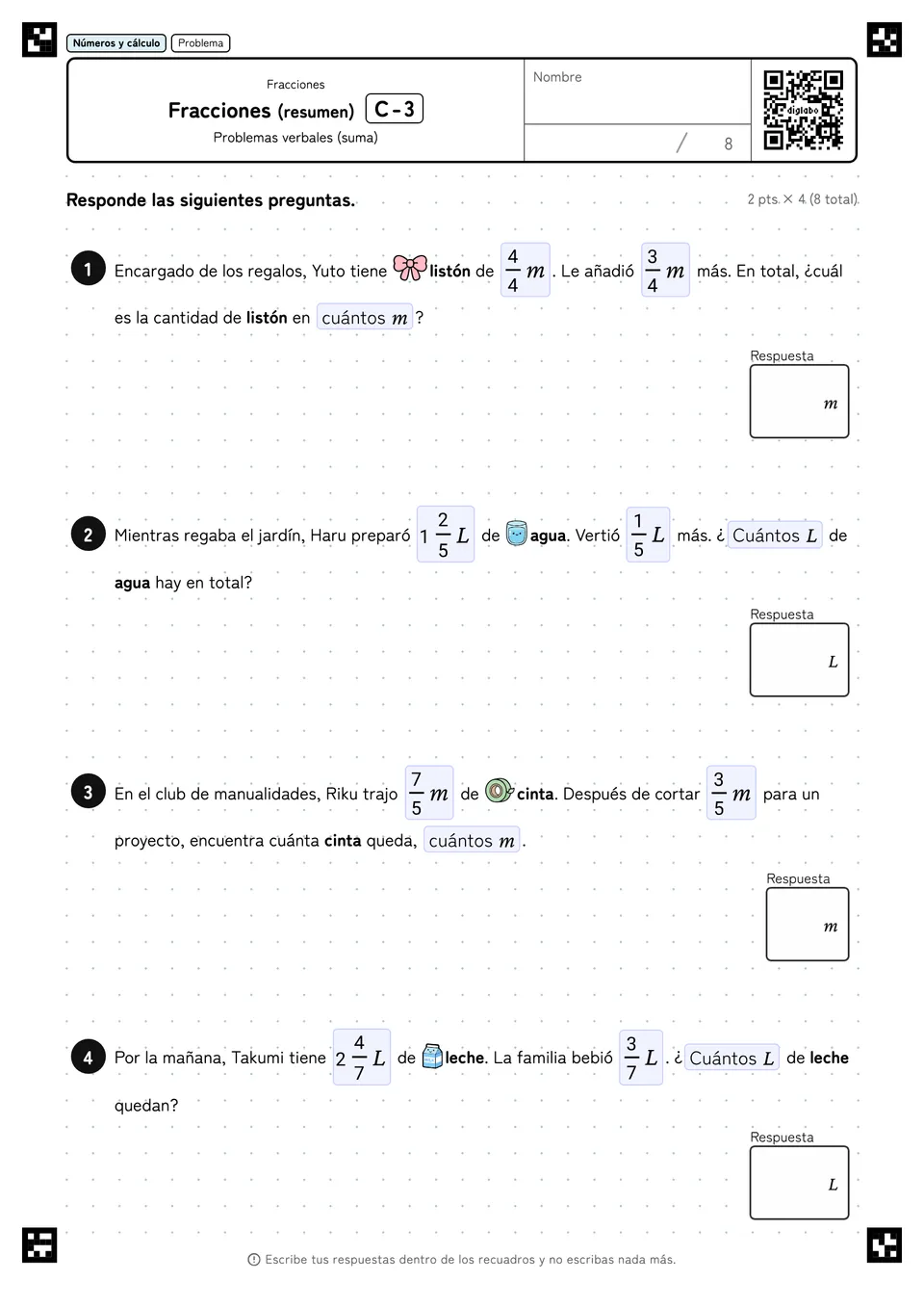 Fracciones (resumen) C-3