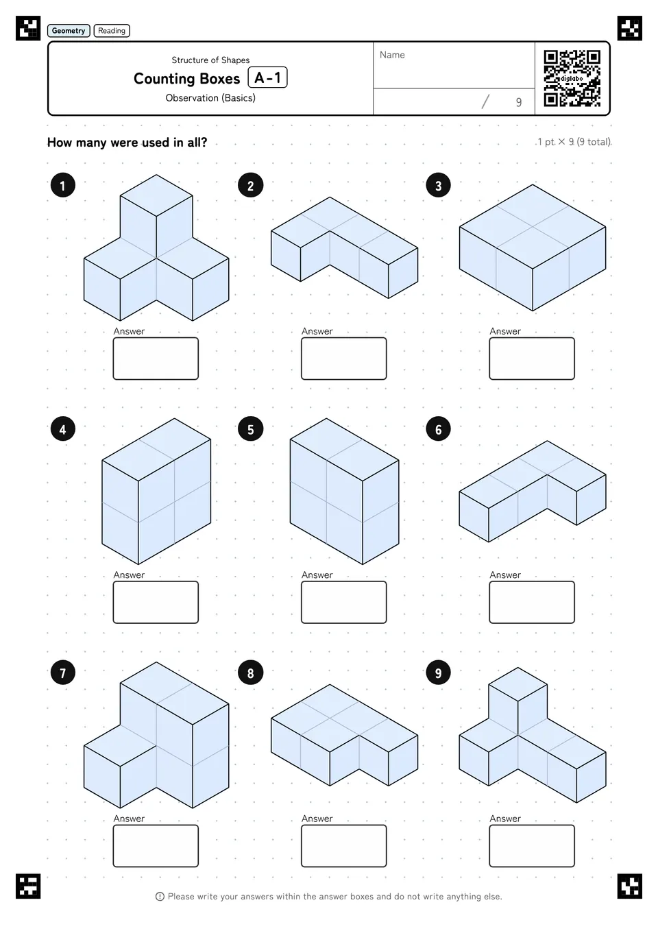 Counting Boxes A-1