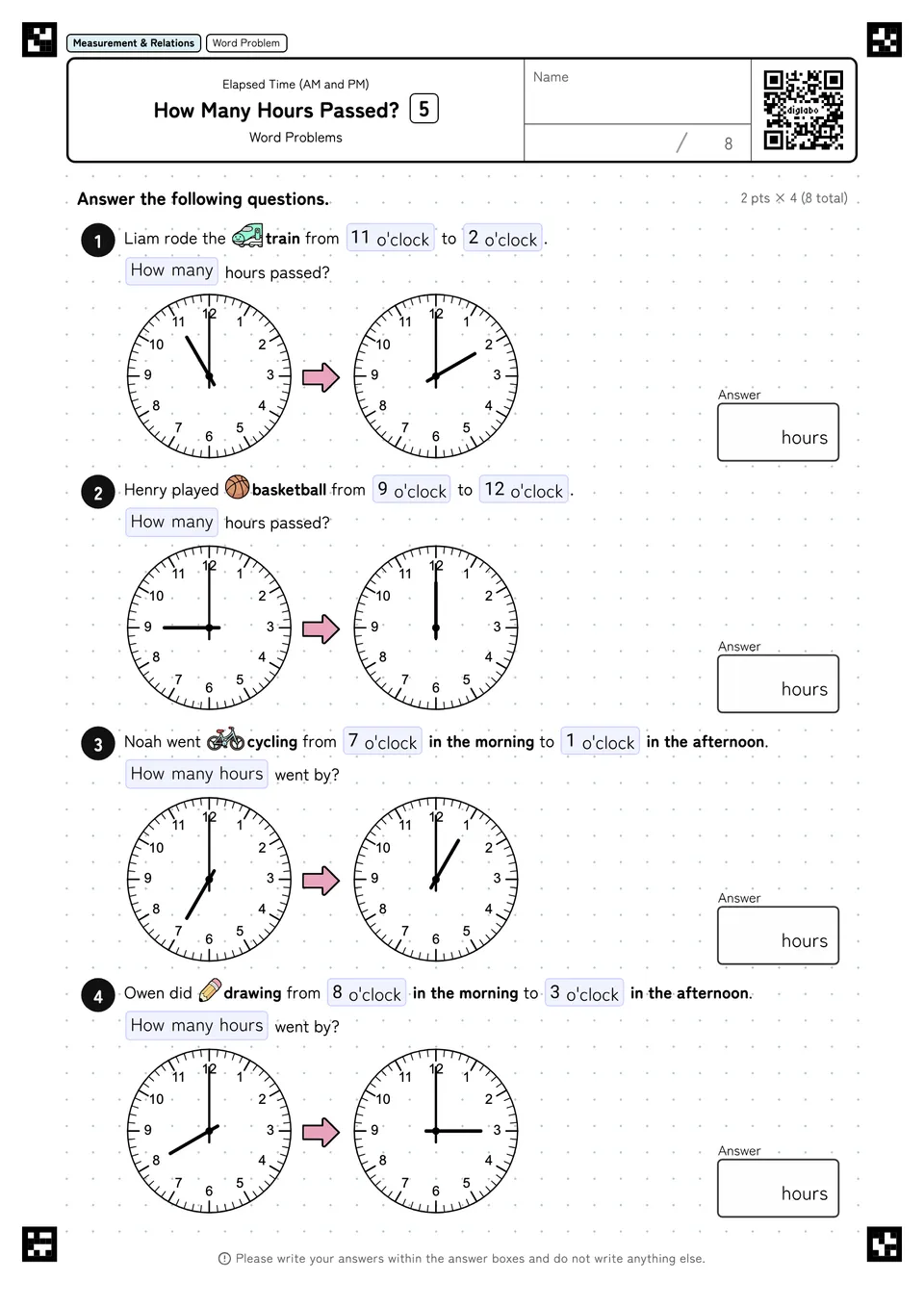 How Many Hours Passed? 5