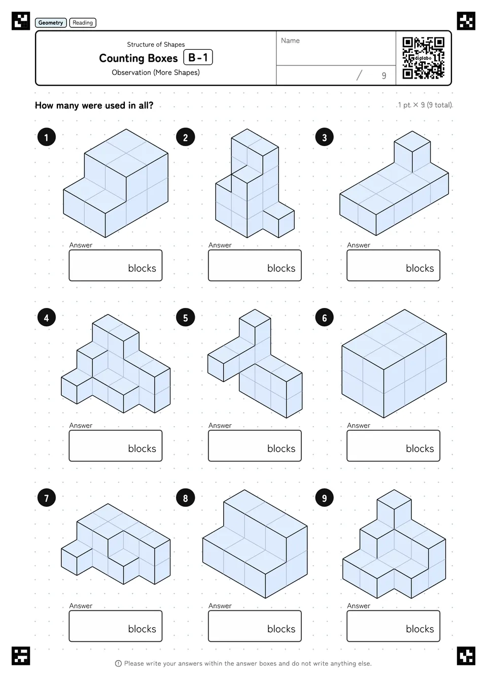 Counting Boxes B-1
