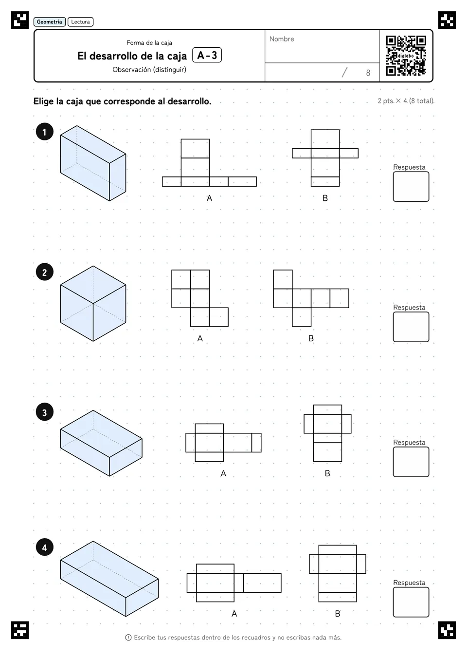 El desarrollo de la caja A-3