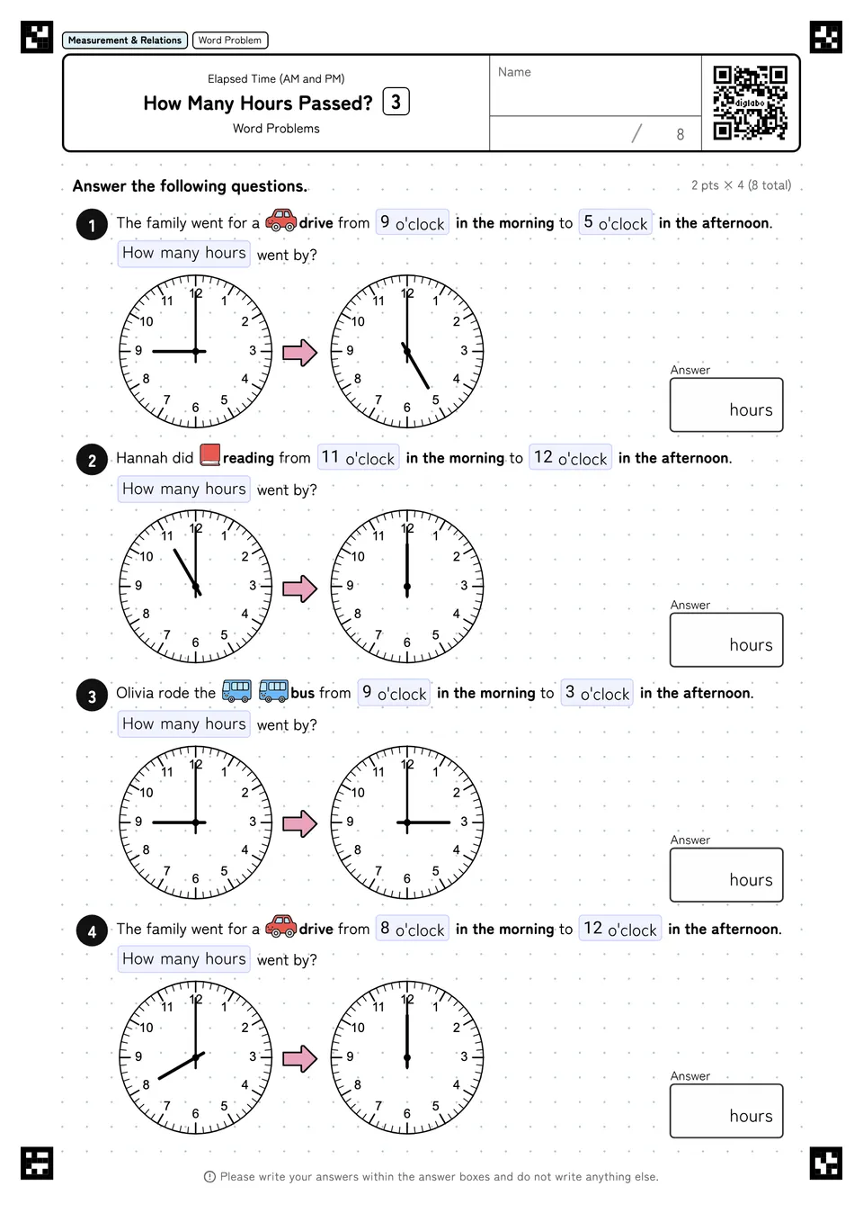 How Many Hours Passed? 3