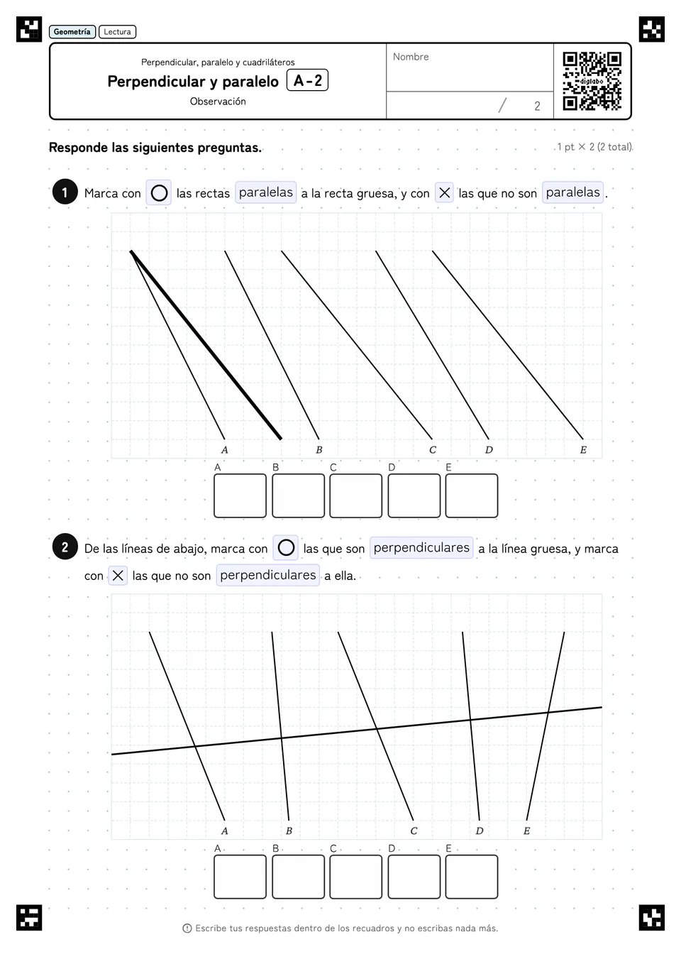 Perpendicular y paralelo A-2