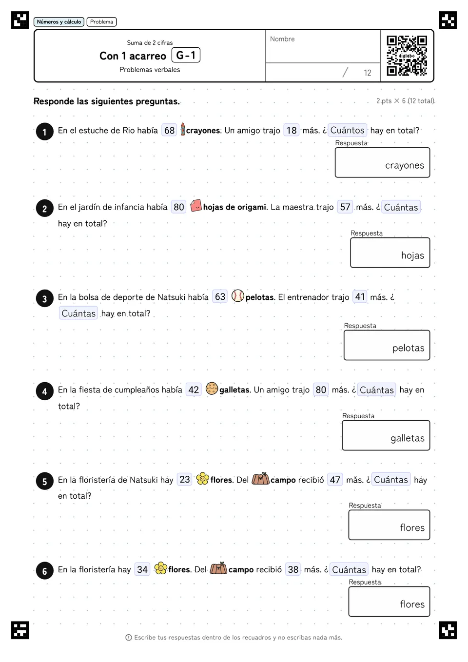 Con 1 acarreo G-1