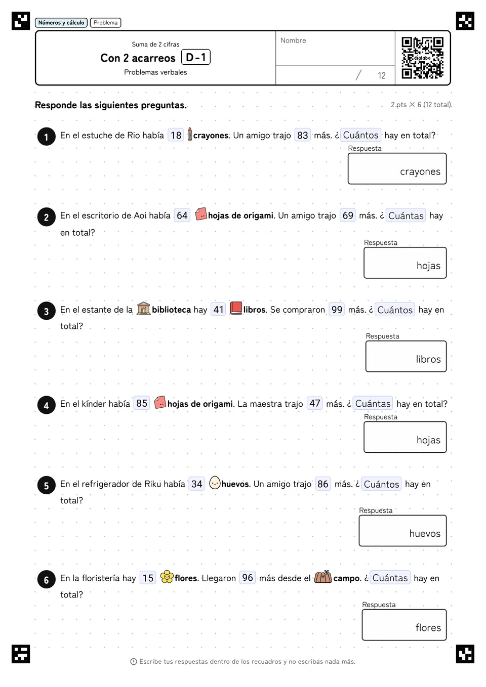 Con 2 acarreos D-1