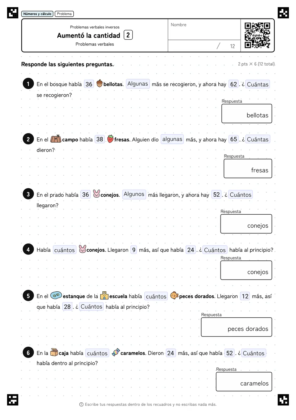 Aumentó la cantidad 2