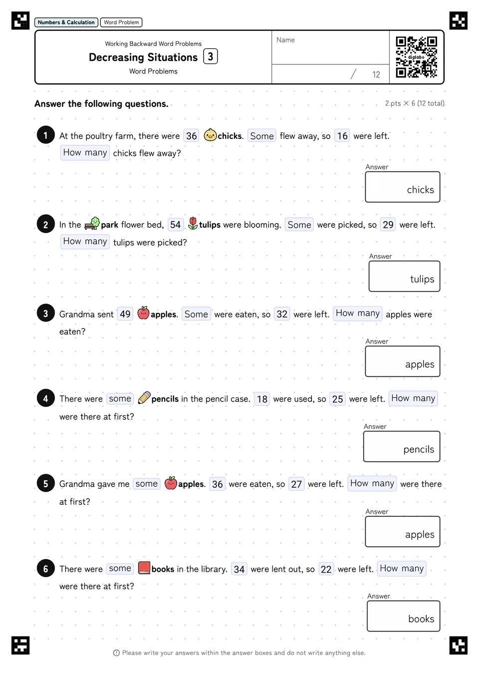 Decreasing Situations 3