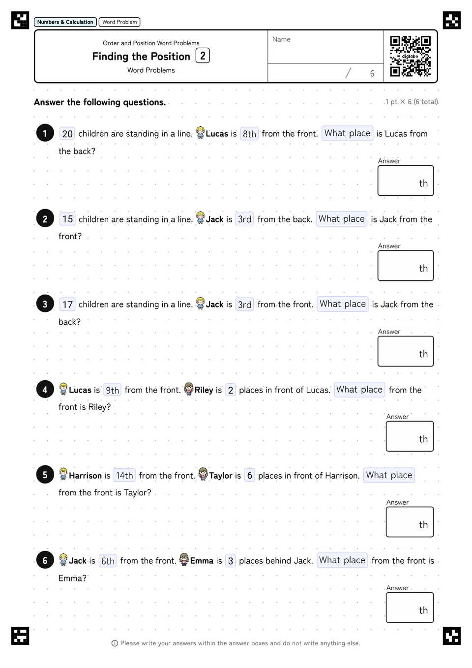 Finding the Position 2