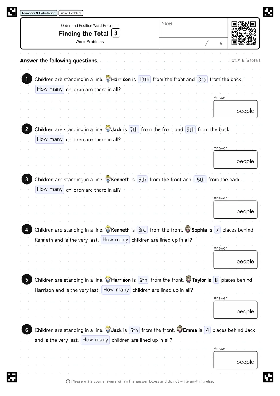 Finding the Total 3