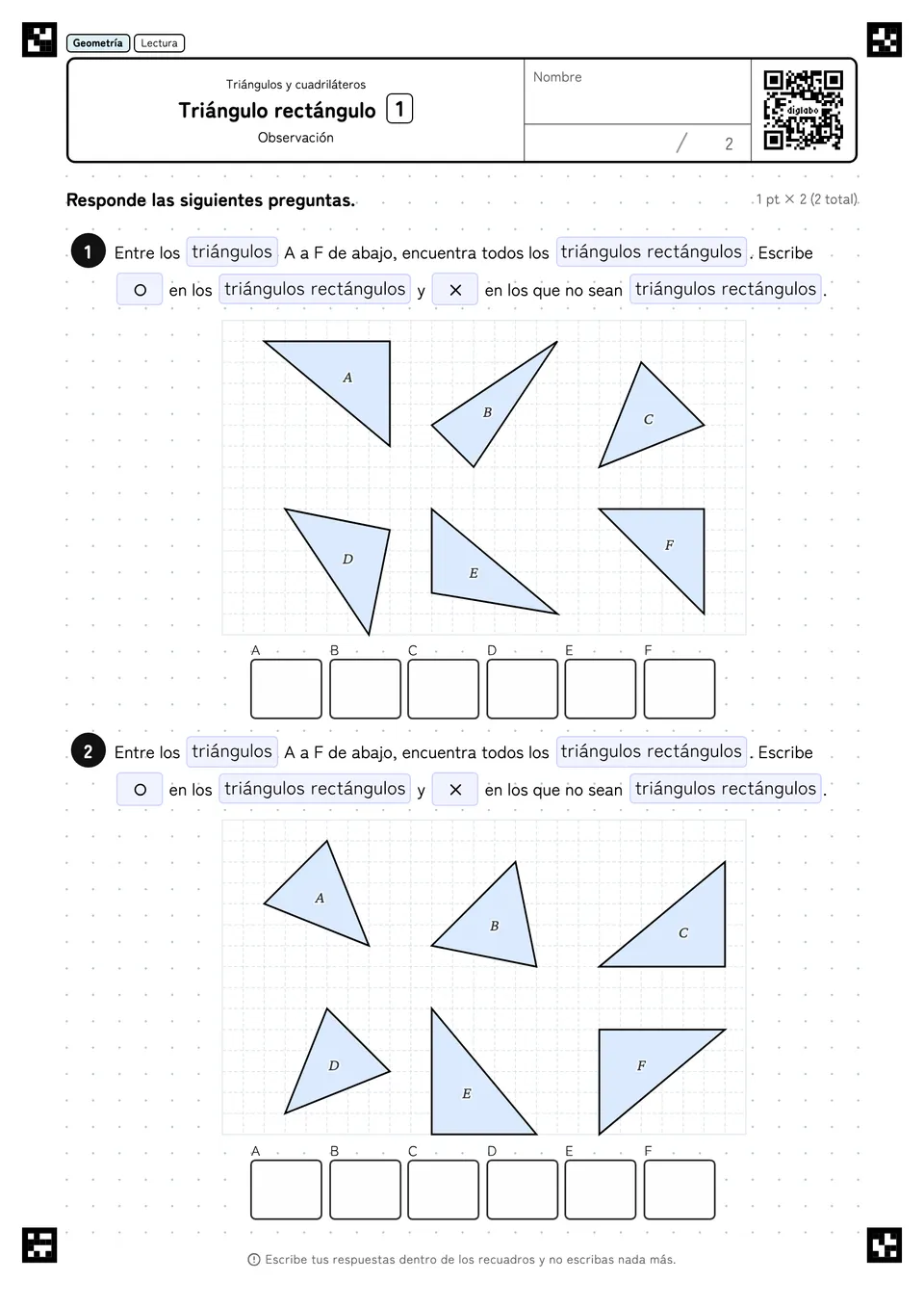 Triángulo rectángulo 1