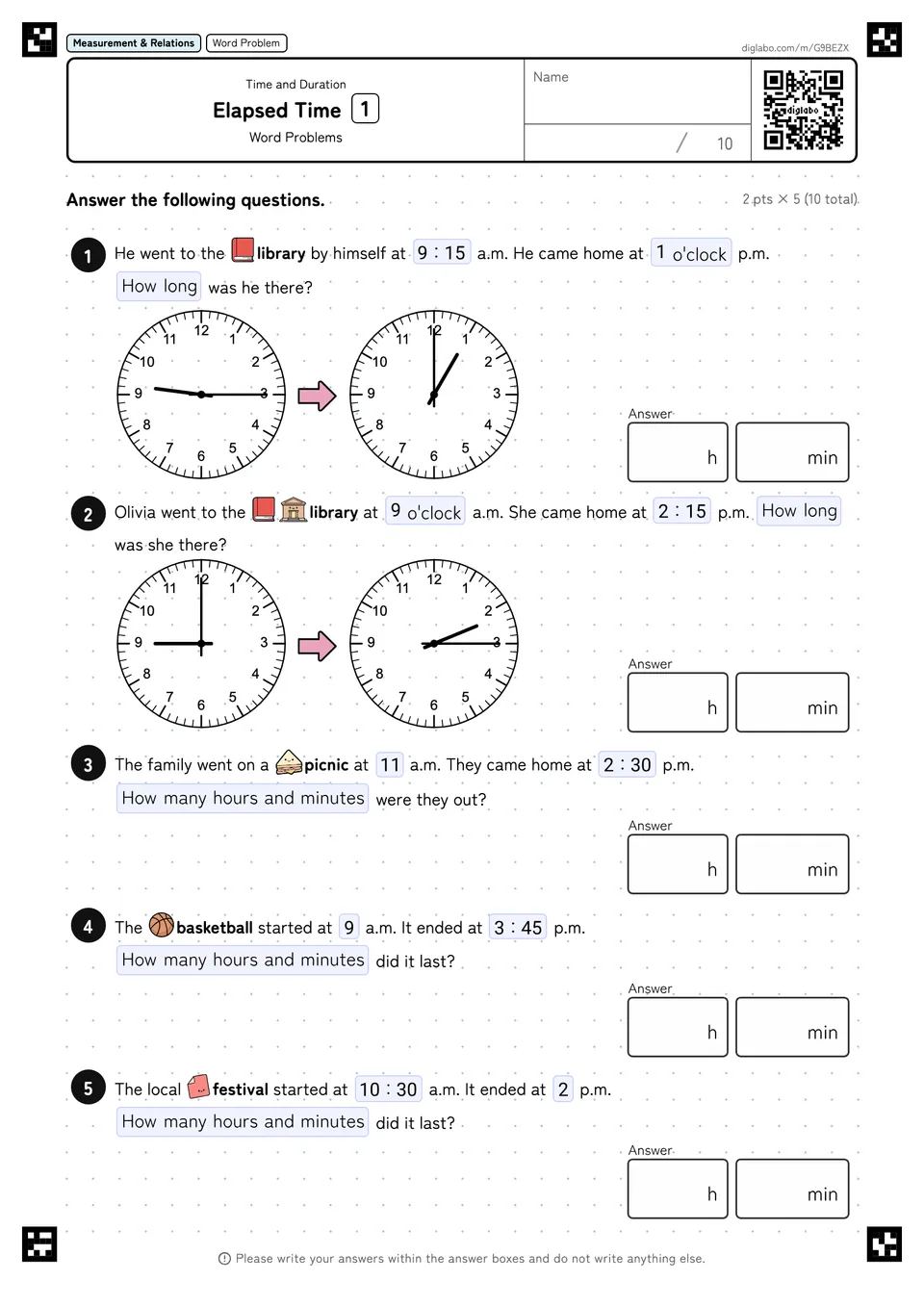 Elapsed Time 1
