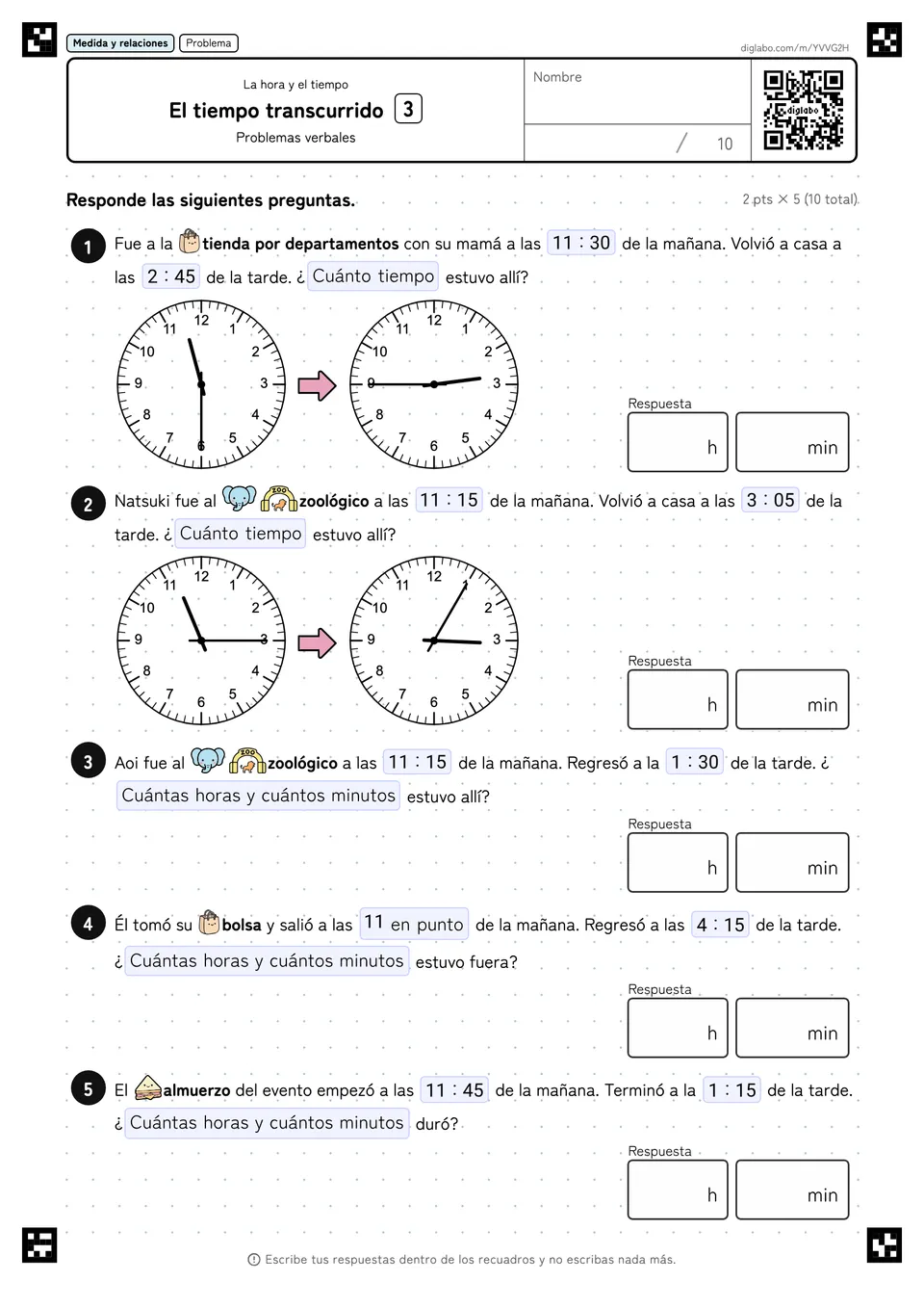 El tiempo transcurrido 3